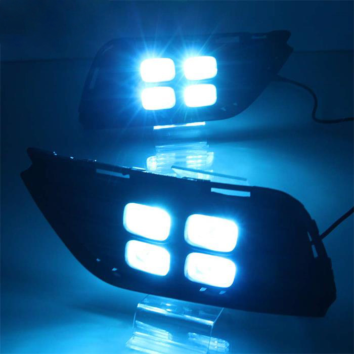 Aplicable a 16-17 rongwei LED luz diurna especial Luz de niebla modificado LED Luz de marcha diurna