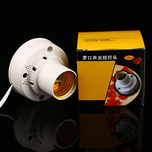 Manufacturer's self-produced E27 lamp holder, sound and light control lamp holder, lamp socket, property corridor induction sound control lamp holder