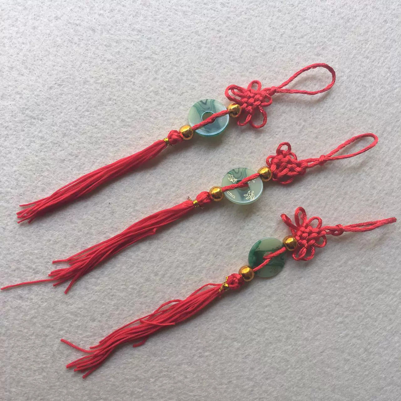 厂家直供中国结 酒盒子配件4盘小中国结批发