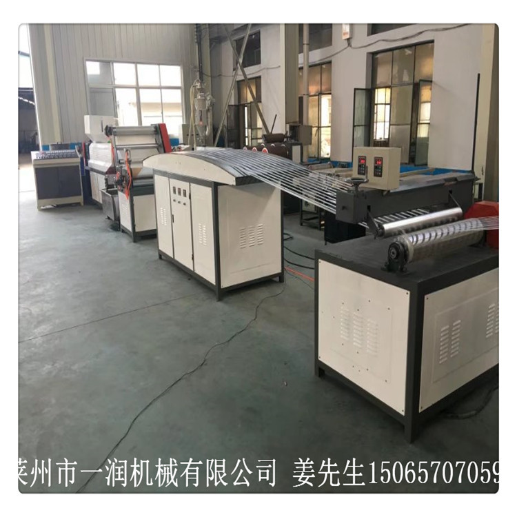 塑料扁丝拉丝机编织网袋捆草网拉丝机 人造草坪丝拉丝机设备