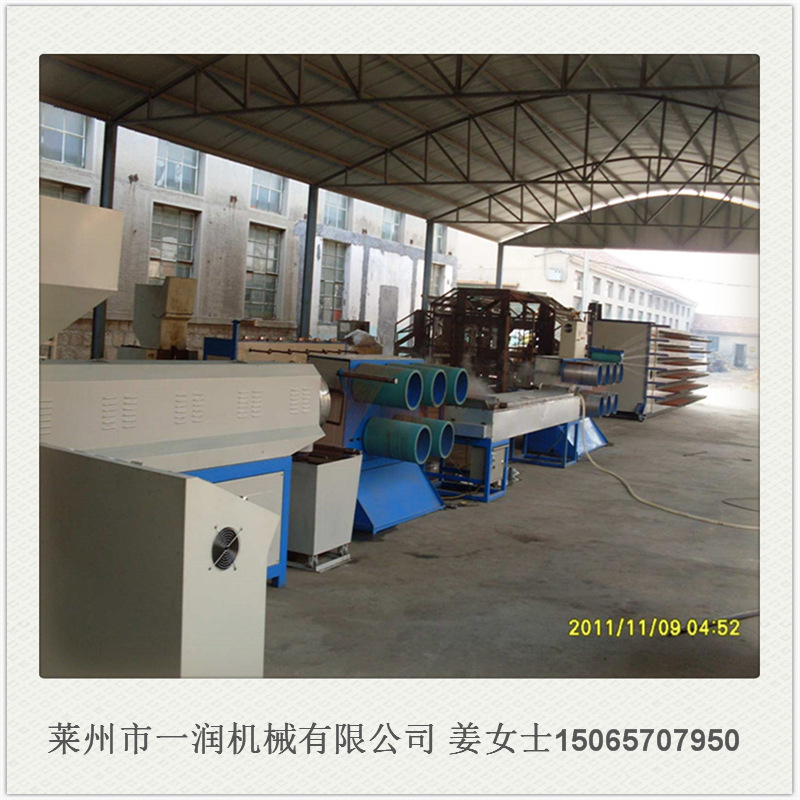 HDPE塑料渔网丝拉丝生产线设备 塑料圆丝抽单丝机组 塑料圆丝机械