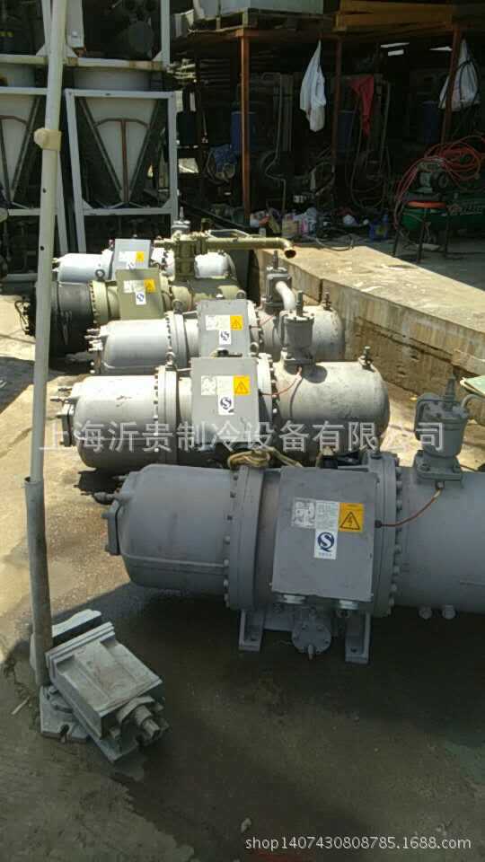 销售9成新二手汉钟螺杆压缩机头R445F-CR 回收二手中央空调压缩机