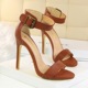 1408-2 European and American antique summer women's shoes high heels sexy super high heel waterproof table belt buckles sandals