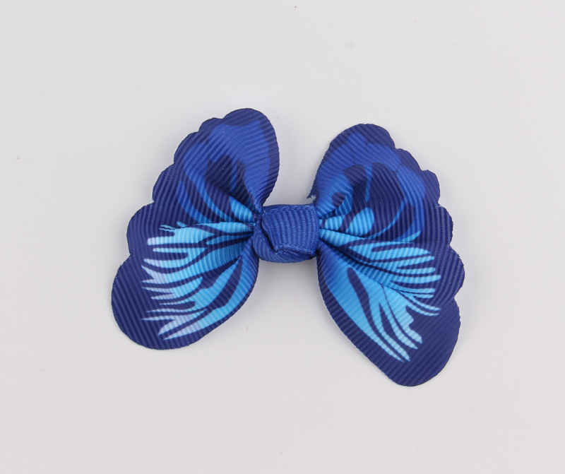 New  Children's Cute  Ribbon Color Butterfly Hairpin display picture 6
