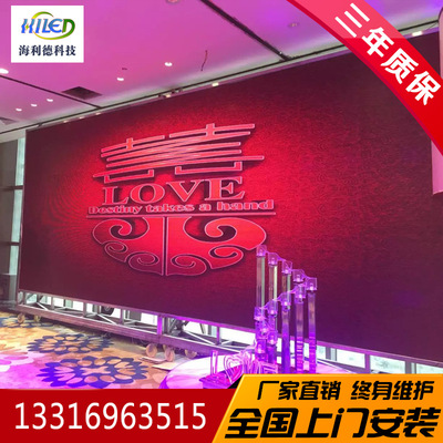 High definition indoor P4LED Full Color bar advertisement Large screen LED Electronic display Indoor full color