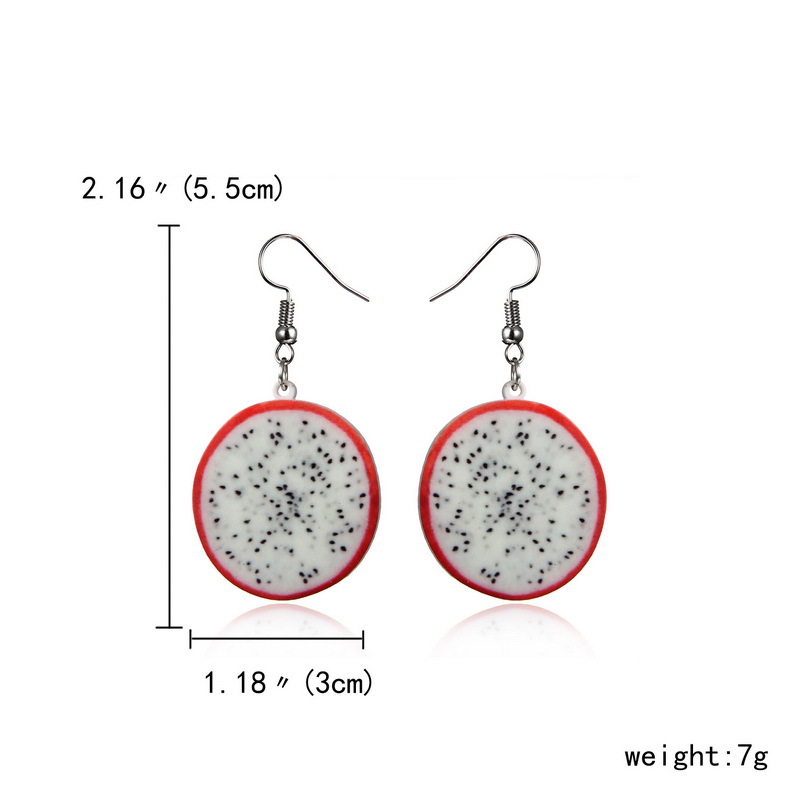 1 Pair Fashion Fruit Arylic Women's Drop Earrings display picture 9