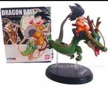 动漫周边手办公仔玩偶七龙珠小悟空骑龙PVC摆件玩具批发男孩玩具