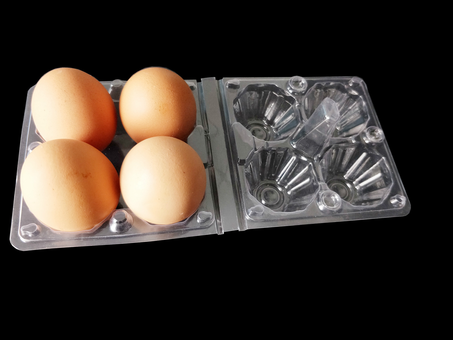 厂家供应4枚装鸡蛋托pvc，pet材质，食品级原料|ms