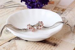 YD76歐美合金手鍊優調合金手鍊配件散珠 串珠 大孔珠批發品質保障