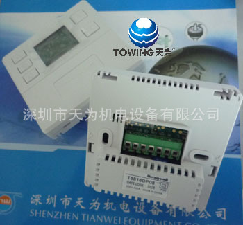 【实物拍摄】美国HONEYWELL霍尼韦尔风机盘管恒温器T6818DP04