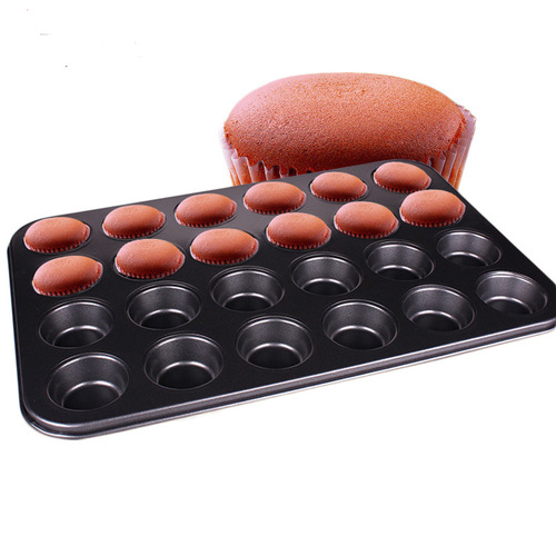 Mini 12-mold cupcake pan, 24-piece non-stick cupcake molds, mini pudding baking tray, cupcake baking molds, wholesale