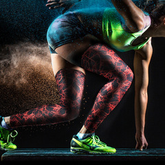 Basketball knee pads, breathable, extended leg protection, pantyhose, outdoor football, mountain climbing, cycling, roller skating protective gear