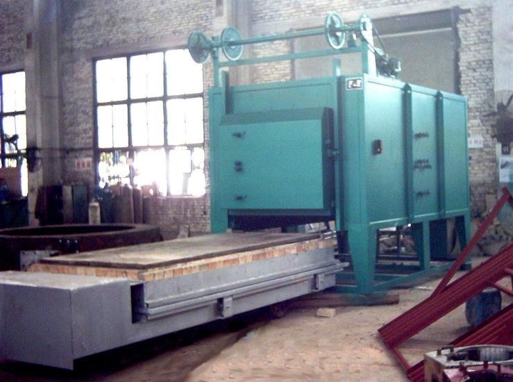 105KW 950℃金属零件台车退火炉 铸造锻打钢材和模具台车炉