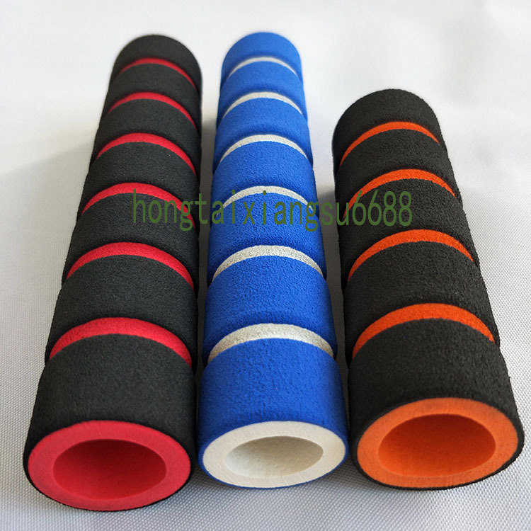 彩色泡棉管把手套  海绵管nbr手把套 自行车握把橡塑发泡管护手套