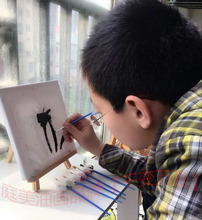 小额油画儿童数字动物幼儿园手绘卡通批发课40幼儿diy彩绘涂色40