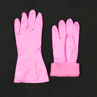 501短款30cm家务手套冬季保暖防滑灵便洗衣刷碗洗碗家用清洁手套