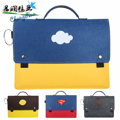 新款毛毡手提购物袋 布朗熊女士购物包 大容量购物包 厂家直销|ru