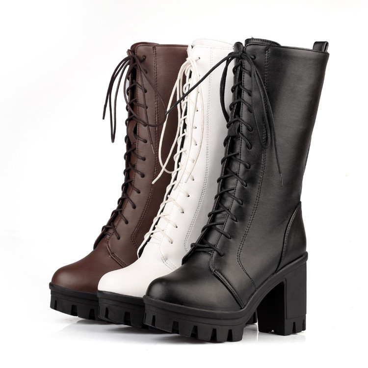 Bottes femme 2WWB11855 en PU artificiel - Ref 3354581 Image 17