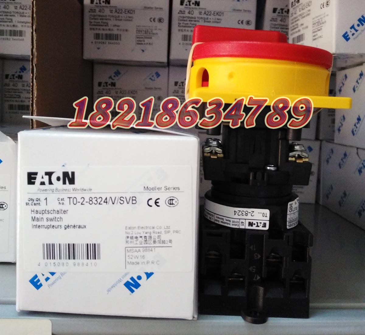 EATON 穆勒T0-2-8324/V/SVB 20A凸轮开关,正品现货