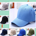 新款光板棒球帽 男女士纯色鸭舌帽子 情侣户外休闲运动帽 广告帽