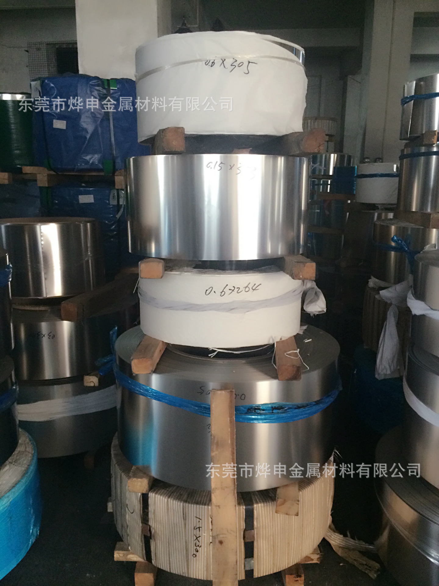 新品304/316/301不锈钢带 不锈钢镜面带 可分条切片0.05 0.08 0.1