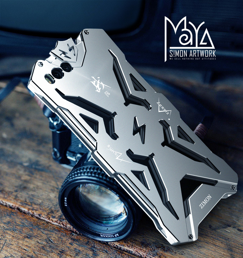 SIMON THOR Aviation Aluminum Alloy Shockproof Armor Metal Case Cover for Xiaomi Mi Note 3