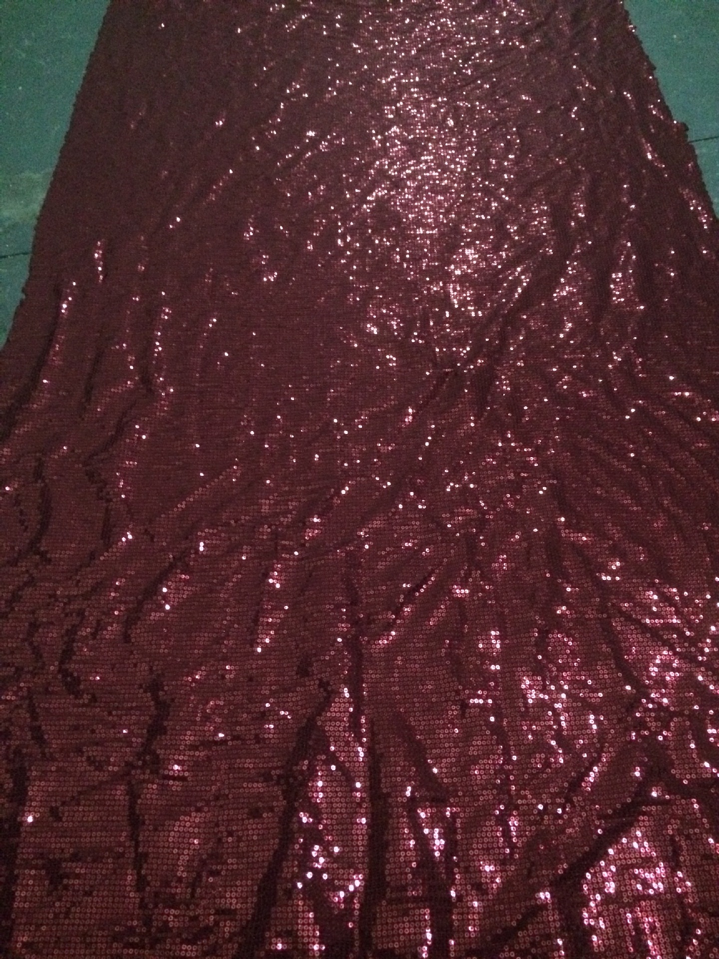 金片绣 亮片绣针织面料 台布亮片绣 礼服亮片绣