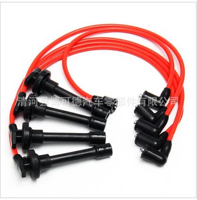 Suitable for Honda Car High Voltage Ignition Cable Honda Civic Del Sol 92-02 High Voltage Ignition Cable (Power supply, ignition system accessories)