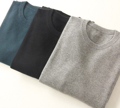 12 Goat Fleece business affairs leisure time Gentleman Europe and America man sweater Sweater Autumn and winter On behalf of