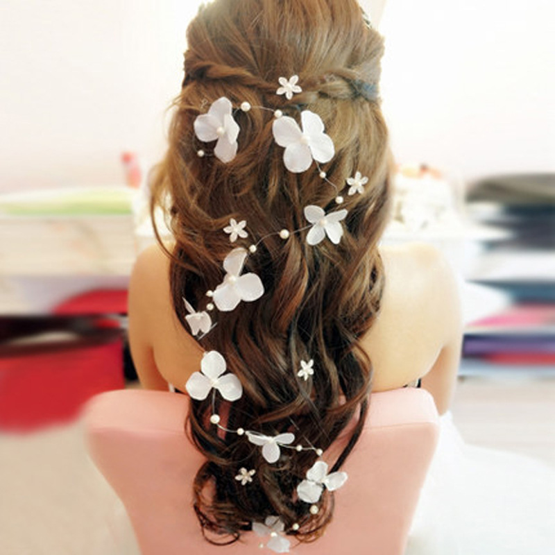Hair Accessories Hair Accessories Type Fashion Flower Cloth Handmade Hair Accessories 1 Piece
