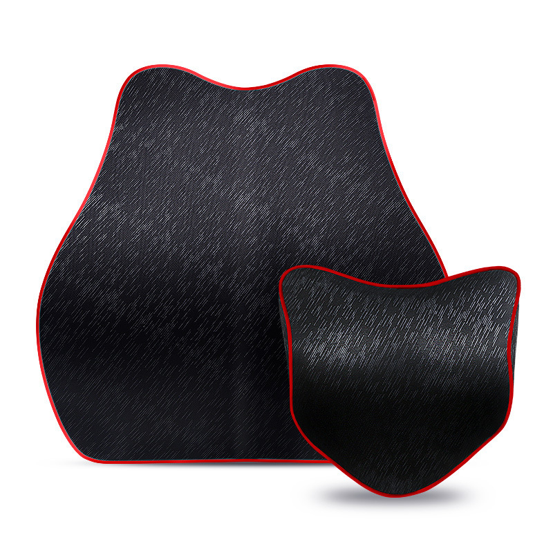 一件代发汽车腰靠 车用靠垫颈枕记忆棉头枕腰靠套装汽车用品