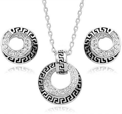 (Cross-border trading), fashionable earrings, necklace, set, jewelry