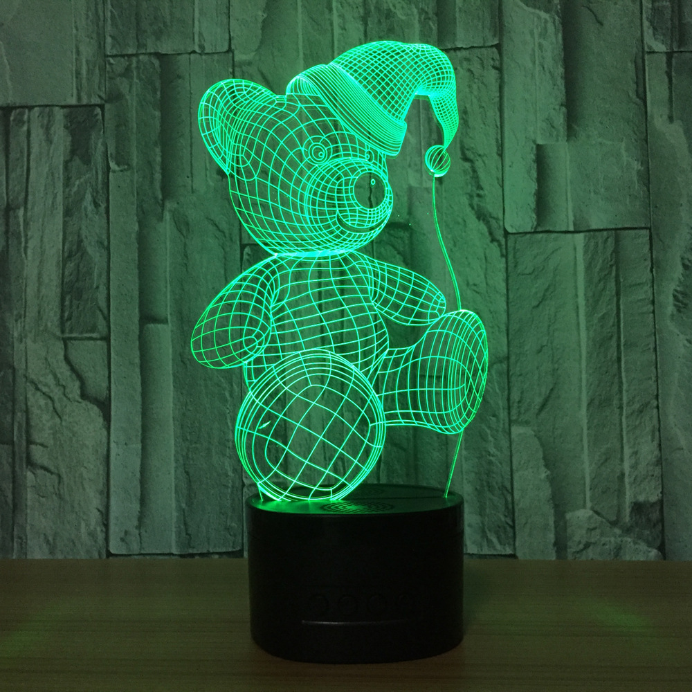 3D灯 七彩触控LED视觉灯 气氛礼品台灯