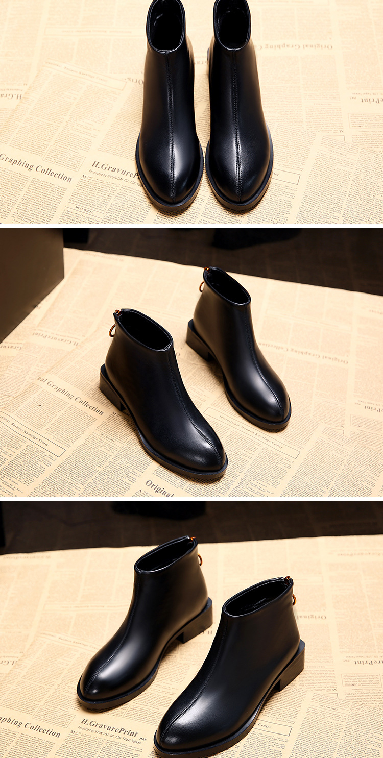 Bottes femme en PU artificiel - Ref 3354951 Image 8