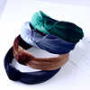 Demi-season hair accessory, cloth, headband for adults, hairpins, new collection