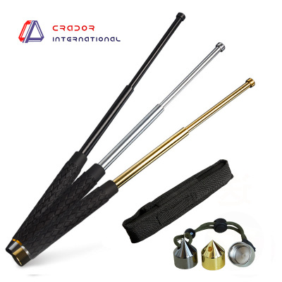 outdoors Telescopic stick Club Swinging Hummer vehicle Diamond Self-defense weapon Telescoping Cudgel Fall stick Club Swinging Baton