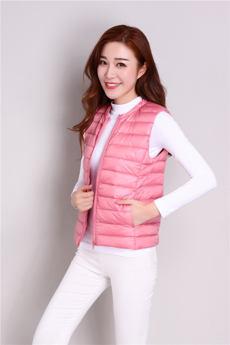 Gilet femme en Duvet de canard blanc - Ref 3316304 Image 33