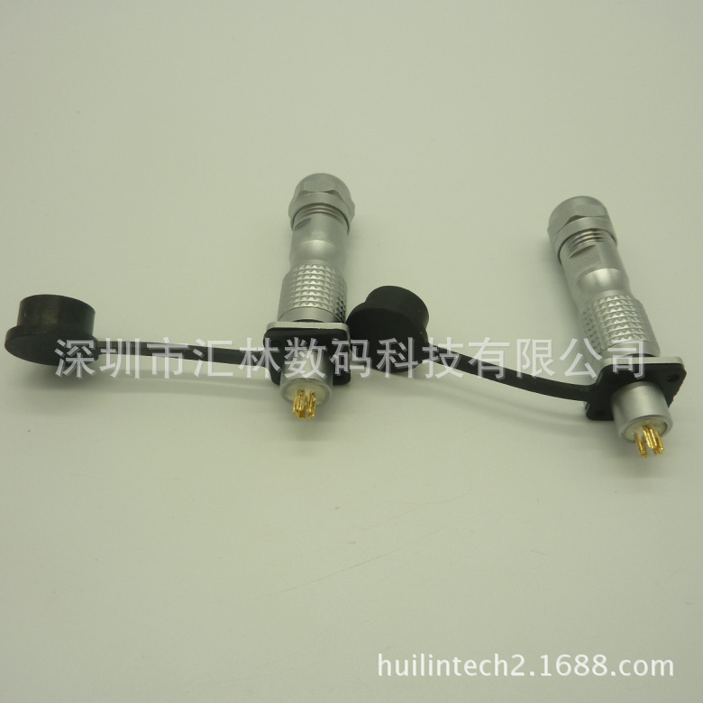 XS10-5芯推拉锁扣防水连接器M10卡扣式航空插头3芯4芯5芯接头