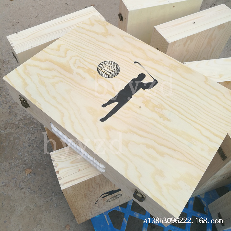 6支装木箱现货六支装红酒盒礼品盒松木酒盒茶叶盒木制礼盒木箱