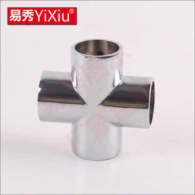 Easy to show Manufactor Direct selling Criss-cross Circular tube Joint 25mm Round pipe joint gutron Fittings Connector