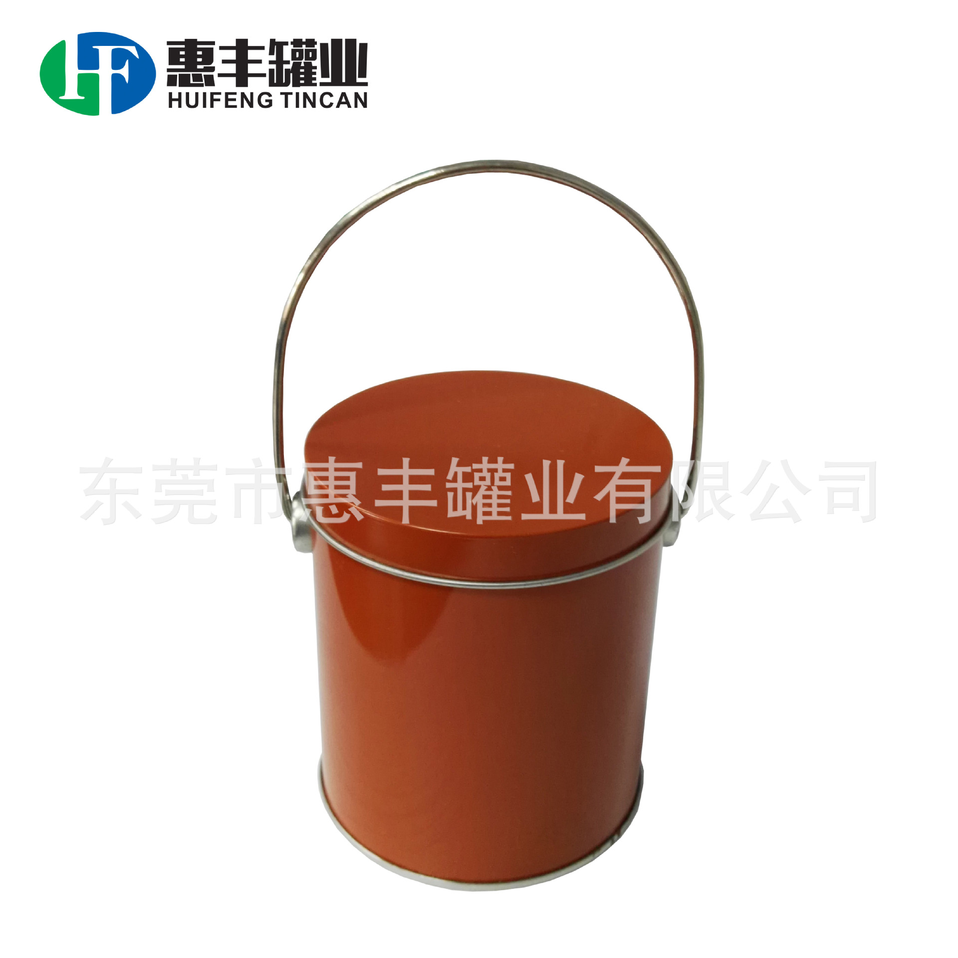 铁盒厂家生产圆形手提铁桶 礼品儿童玩具马口铁罐 糖果手挽铁罐