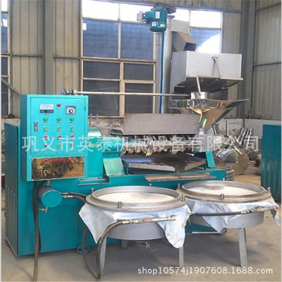 花生榨油機 冷熱兩用榨油機 食用油螺旋榨油機榨油過濾壹體機