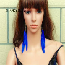 Feather earringsׁQWFëLh