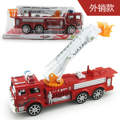 Factory price direct sales new children's inertia toys large simulation fire ladder truck model toys wholesale