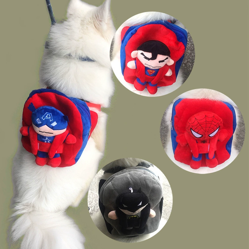 Большая сумка для прогулок для собак, карточка, рюкзак для домашних животных, самостоятельный рюкзак, школьная сумка для домашних животных, сумка для закусок «Золотистый ретривер» Самоид