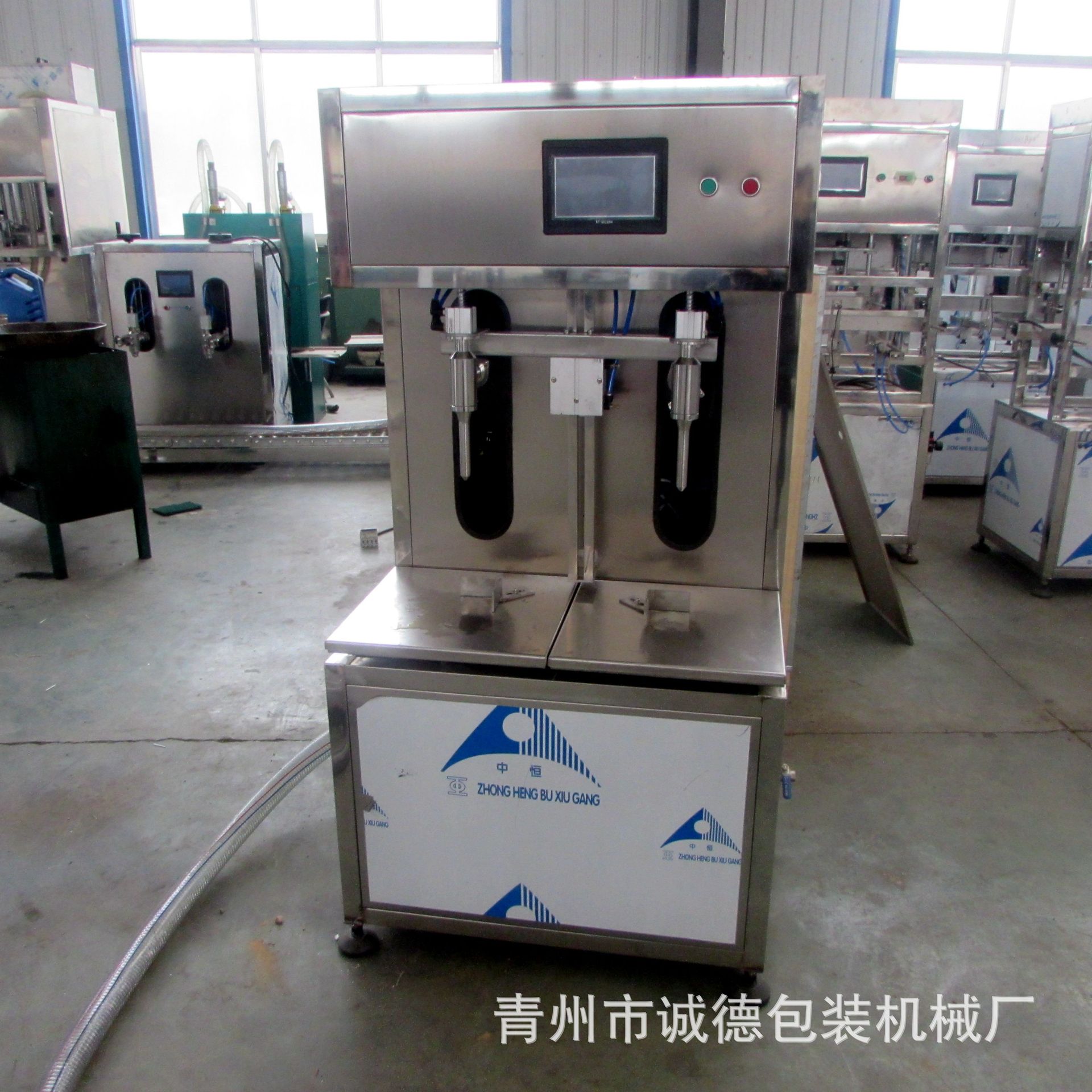 半自动称重灌装机 洗衣液洗洁精灌装机  洗发水灌装设备 日化灌装