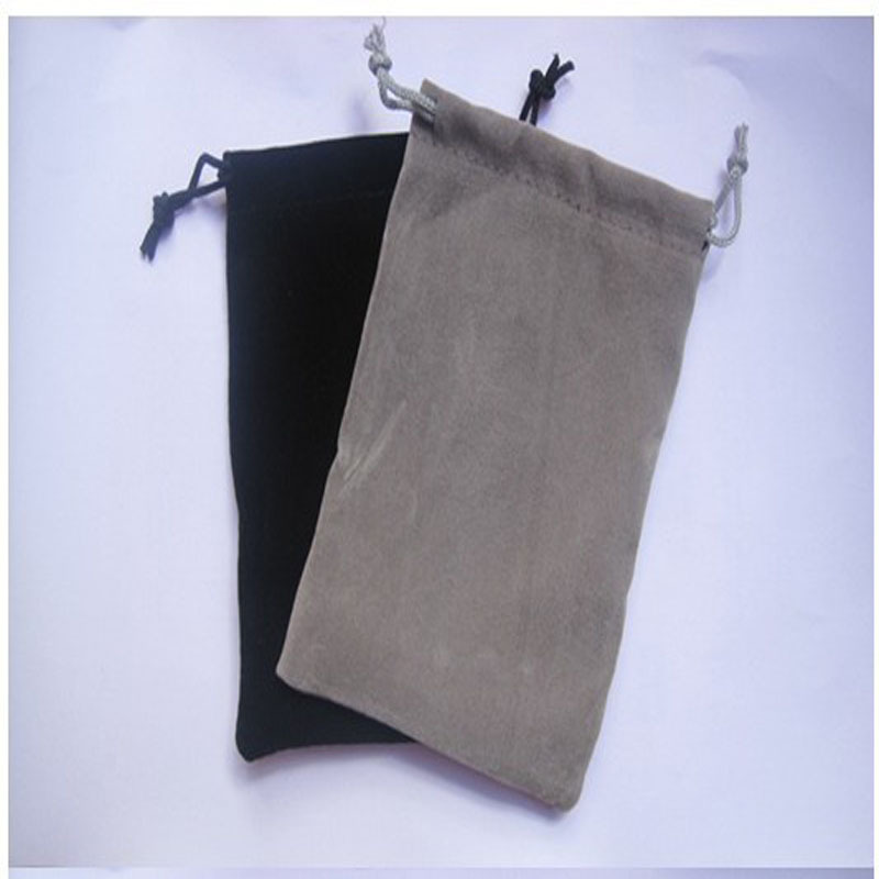 源头厂家现货绒布束口袋批发绒布袋饰品袋礼品袋毛绒布袋可印LOGO