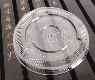 Disposable Lid tea with milk fruit juice Cup cover transparent Plastic lid