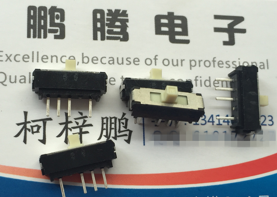 日本原装ALPS 立式4脚3档拨动开关 SSSS919500 微型 滑动开关