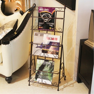 The newspaper stand Newspaper Rack Newspapers and magazines Magazine rack Metal The newspaper stand